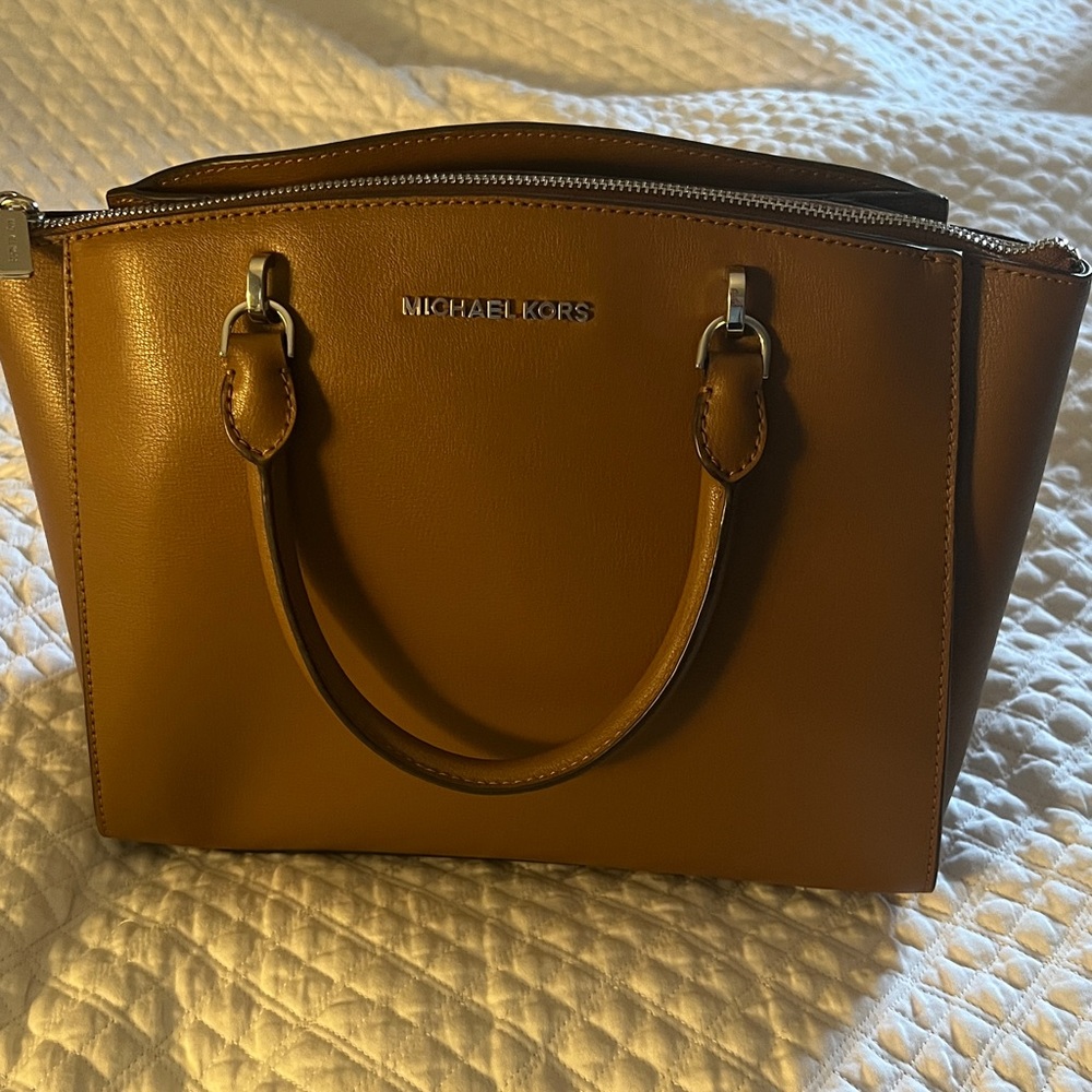 Michael Kors Tan Leather Tote